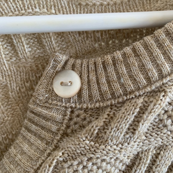 BEIGE CARDIGAN (CAN FIT UP TO 1X) - Picture 3 of 3